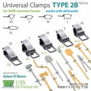 TR35136 1/35 WWII ドイツ 可装着クランプ タイプ2 B [プラモデル用パーツ]