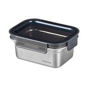 LST512 [ステンレス 保存容器 電子レンジ オーブン 食洗機 対応 500ml 長方形 シルバー ロック＆ロック ステンハード]
