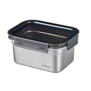 LST514 [ステンレス 保存容器 電子レンジ オーブン 食洗機 対応 1.0L 長方形 シルバー ロック＆ロック ステンハード]