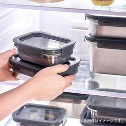 業務用アルミ保存容器　本体4コ➕蓋 1コ 業務用アルミ保存容器本体4コ➕蓋 1コ