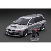 IG2769 1/18 三菱 ランサーエボリューション ワゴン CT9W シルバー With Engine [レジンキャストミニカー]