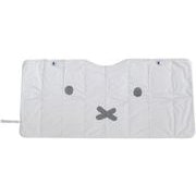 LIC-MF0160 [サンシェード 折りたためる パタパタサンシェード4 レギュラーサイズ（幅130cm×高さ60cm） 折りたたみ式 吸盤式 フロントガラス用 ミッフィーフェイス]