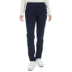 ADLA466L NVY [24F ハイテンション裏起毛 スリムPT レディース Lサイズ ネイビー]