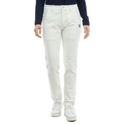 ADLA466L WHT [24F ハイテンション裏起毛 スリムPT レディース Lサイズ ホワイト]