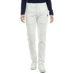 ADLA466S WHT [24F ハイテンション裏起毛 スリムPT レディース Sサイズ ホワイト]