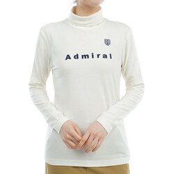 ADLA472M WHT [24F ソフトタッチ LS タートルシャツ レディース Mサイズ ホワイト]