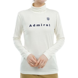 ADLA472S WHT [24F ソフトタッチ LS タートルシャツ レディース Sサイズ ホワイト]