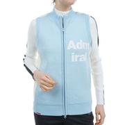 ADLA474L SAX [24F バックボア フルジップベスト レディース Lサイズ サックス]