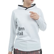 ADLA483M WHT [24F 裏起毛 フーディーシャツ レディース Mサイズ ホワイト]