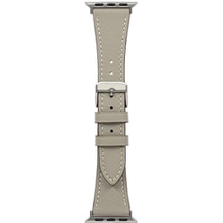 OWL-MINAWBS01-GG [Apple Watch（38/40/41mm）用 スリムイタリアンレザーバンド mignonne（ミニョン） グレージュ]