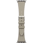 OWL-MINAWBS01-GG [Apple Watch（38/40/41mm）用 スリムイタリアンレザーバンド mignonne（ミニョン） グレージュ]