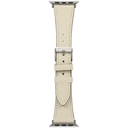OWL-MINAWBS01-WH [Apple Watch（38/40/41mm）用 スリムイタリアンレザーバンド mignonne（ミニョン） エクリュ]