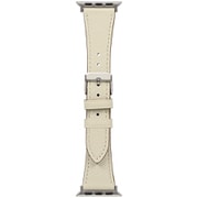 OWL-MINAWBS01-WH [Apple Watch（38/40/41mm）用 スリムイタリアンレザーバンド mignonne（ミニョン） エクリュ]