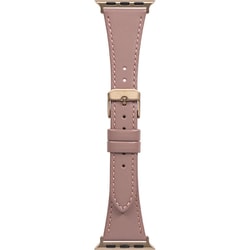 OWL-MINAWBS02-AR [Apple Watch（38/40/41mm）用 ニュアンスカラー スリムレザーバンド mignonne（ミニョン） アッシュローズ]