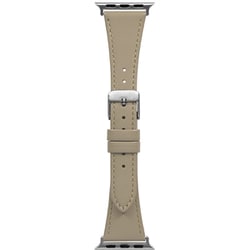OWL-MINAWBS02-BE [Apple Watch（38/40/41mm）用 ニュアンスカラー スリムレザーバンド mignonne（ミニョン） サンド]