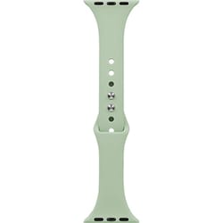 OWL-MINAWBS03-SA [Apple Watch（38/40/41mm）用 ニュアンスカラー スリムシリコンバンド mignonne（ミニョン） セージグリーン]