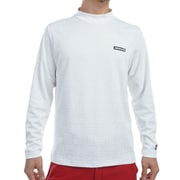 ADMA4562 WHT [24F UJジャガード LS モックネック メンズ LLサイズ ホワイト]