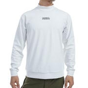 ADMA462L WHT [24F ミニワッフル LS モックネックシャツ メンズ Lサイズ ホワイト]