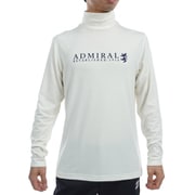 ADMA4842 WHT [24F ソフトタッチ ロングスリーブ タートルシャツ メンズ LLサイズ ホワイト]