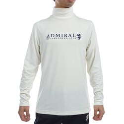 ADMA484L WHT [24F ソフトタッチ ロングスリーブ タートルシャツ メンズ Lサイズ ホワイト]