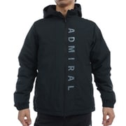 ADMA4862 BLK [24F 軽量中綿 フーデッドジャケット メンズ LLサイズ ブラック]