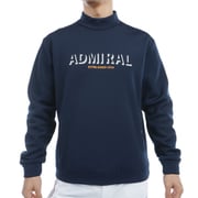 ADMA4922 NVY [24F ロゴモックネック スウェット メンズ LLサイズ ネイビー]