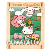 PT-W21 PAPER THEATER（ペーパーシアター） -wood style- サンリオキャラクターズ いちごのおうち（2） [クラフトトイ]