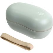 PUN397028 [おもむき 二段豆弁当 グリーン 470ml]