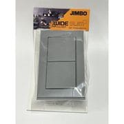 NWS02008MGYSPS [J・ワイドスリムシリーズ スイッチセット＋プレート 2個用 表示灯なし 3路ダブル メタリックグレー 1セット]