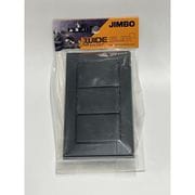 NWS03008MBKSPS [J・ワイドスリムシリーズ スイッチセット＋プレート 3個用 表示灯なし 3路トリプル メタリックブラック 1セット]