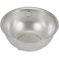 パンチングザル ステンレス製 15cm 足付 Style Kitchenware 食洗機対応 LD-386
