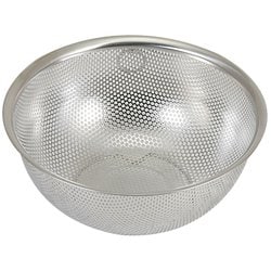 パンチングザル ステンレス製 18cm 足付 Style Kitchenware 食洗機対応 LD-387