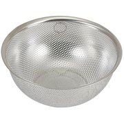 パンチングザル ステンレス製 18cm 足付 Style Kitchenware 食洗機対応 LD-387