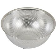 パンチングザル ステンレス製 21cm 足付 Style Kitchenware 食洗機対応 LD-388