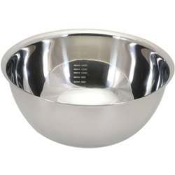 深型 ボウル ステンレス製 24cm 目盛付 Style Kitchenware 食洗機対応 LD-422