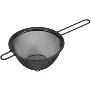 ストレーナーザル シリコーン加工 ステンレス製 16cm 足付 ブラック Style Kitchenware 食洗機対応 LD-444