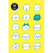 レトロ印刷 ポストカード リアクションにゃんこ 1枚入 HJ053