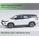 PB-65721 1/64 トヨタ フォーチュナー 2023 プラチナホワイト RHD [ダイキャストミニカー]