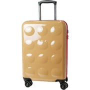 スーツケース 新ネコドットキャリー ハードタイプ 旅行日数目安:1~3泊 32L TSAロック搭載 機内持ち込み可 ベージュ 4260