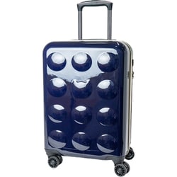スーツケース 新ネコドットキャリー ハードタイプ 旅行日数目安：1～3泊 32L TSAロック搭載 機内持ち込み可 ネイビー 4260