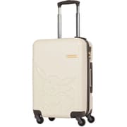 スーツケース ハード/ファスナー 旅行日数目安:3~4泊 37L TSロック搭載 機内持ち込み可 PK-0877-50 アイボリー イーブイ
