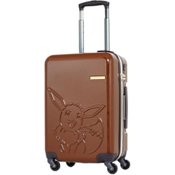 スーツケース ハード/ファスナー 旅行日数目安：3～4泊 37L TSロック搭載 機内持ち込み可 PK-0877-50 ブラウン イーブイ