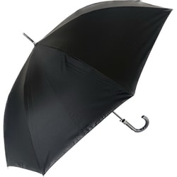 日傘 長傘 晴雨兼用 65cm ジャンプ式 一級遮光 UVカット率99.9％以上 遮熱効果 8本骨 ブラック 710434