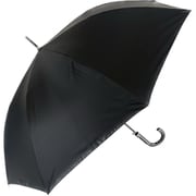 710434 [長傘 雨傘 日傘 晴雨兼用 65cm ジャンプ式 遮光率99.99％以上 UVカット率99.9％以上 遮熱効果 ブラック]