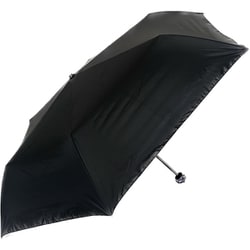 日傘 折りたたみ傘 晴雨兼用 60cm 手開き式 一級遮光 UVカット率99.9％以上 遮熱効果 ブラック 710454