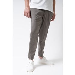 2wayストレッチジャージ 脇ゴム ノータックパンツ 03グレージュ Lサイズ 1U0-63705
