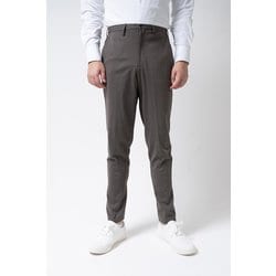 2wayストレッチジャージ 脇ゴム ノータックパンツ 41カーキ Mサイズ 1U0-63705