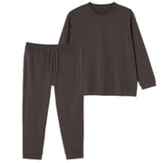 AOKI疲労回復ウェア・リカバリーケアプラス 上下セット （茶・LL） 男女兼用 2307001
