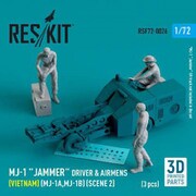 RSKF72-0026 1/72 MJ-1A/B 爆弾ローダー クルー2 ベトナム戦争時 （レスキット用） [プラモデル用パーツ]