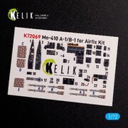RSKK72069 内装3Dデカール 1/72 Me410A-1 （エアフィックス用） [プラモデル用品]